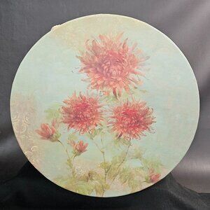 13 inch Fabrice De Villeneuve Floral Design Hat Box (2005)